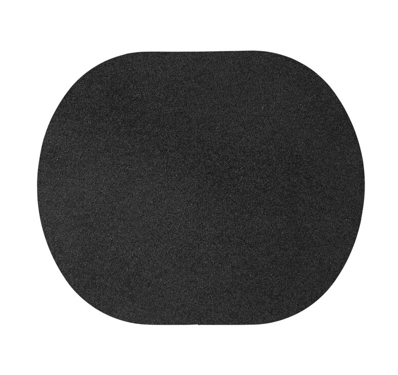 ПАТЧ ОВАЛ nubuk (чёрный) 6,0 х 5,0 см