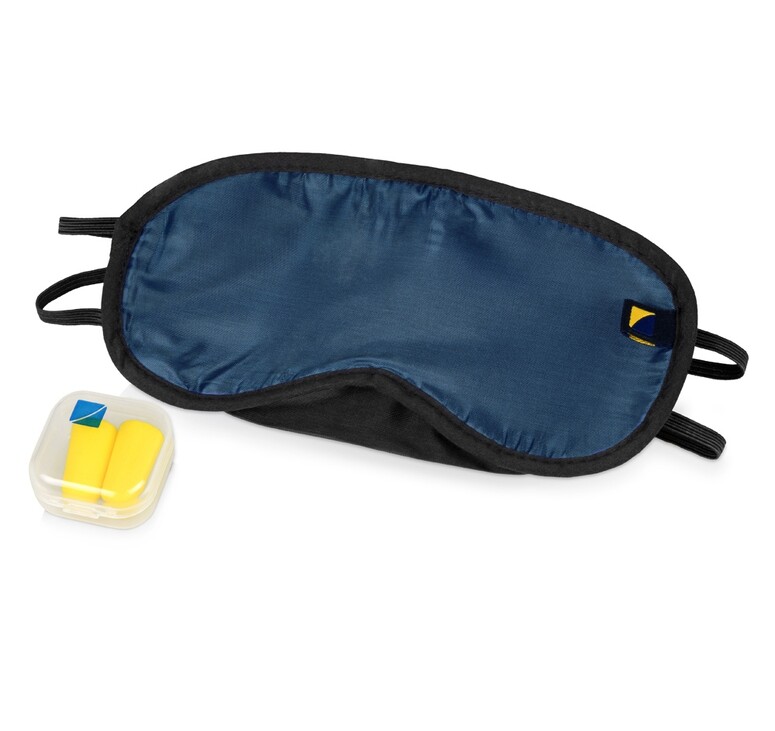 Дорожный набор Travel Blue Comfort Set, синий/черный