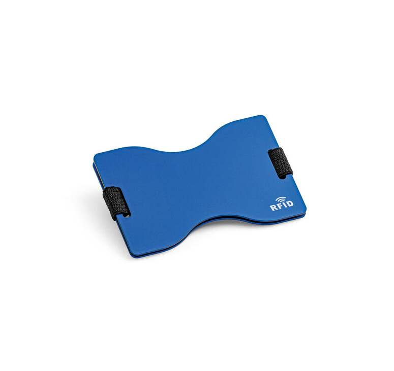 MULLER. Визитница с защитой RFID, Королевский синий