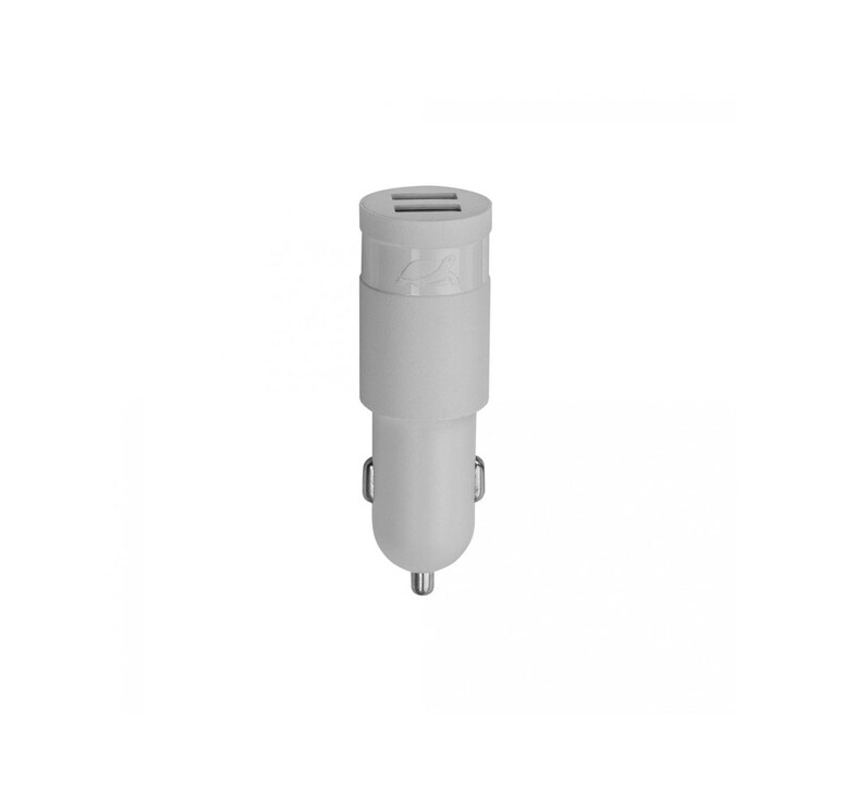 PS4222 W00 автомобильное ЗУ 2,4A / 2USB, без кабеля, белый