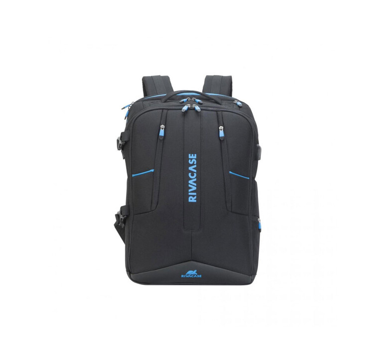 RIVACASE 7860 black профессиональный рюкзак для геймеров 17.3