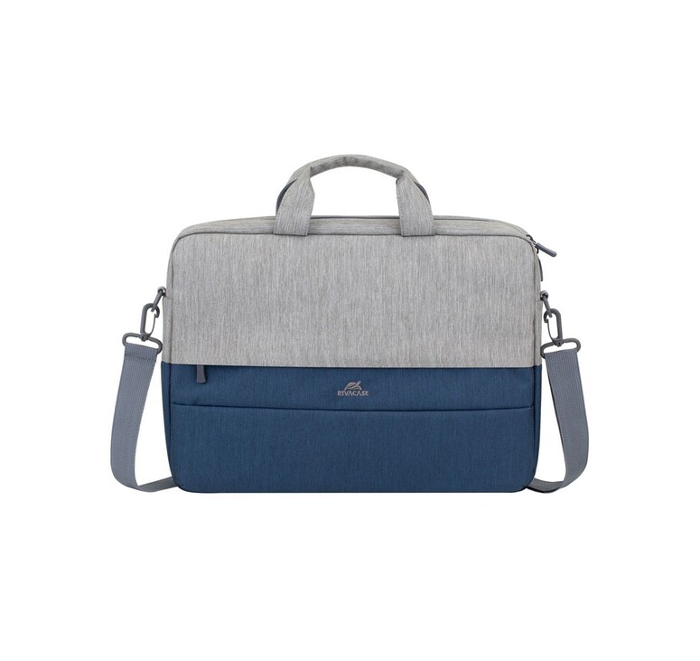 RIVACASE 7532 grey/dark blue сумка для ноутбука 15.6''