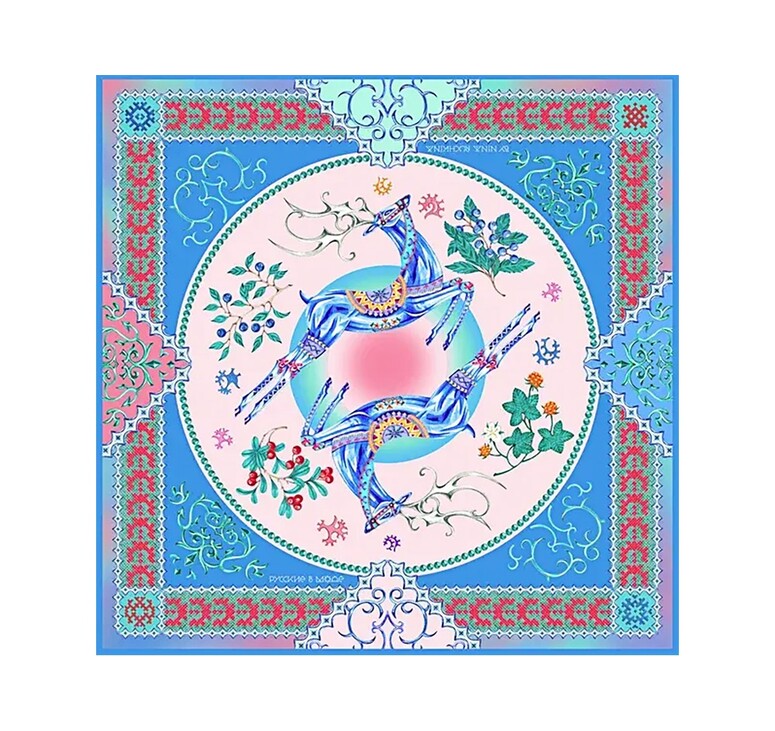 Платок «Северное сияние»