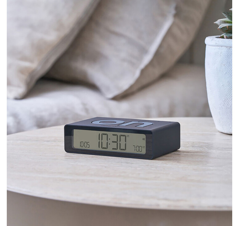 Часы настольные Flip Mini, черный
