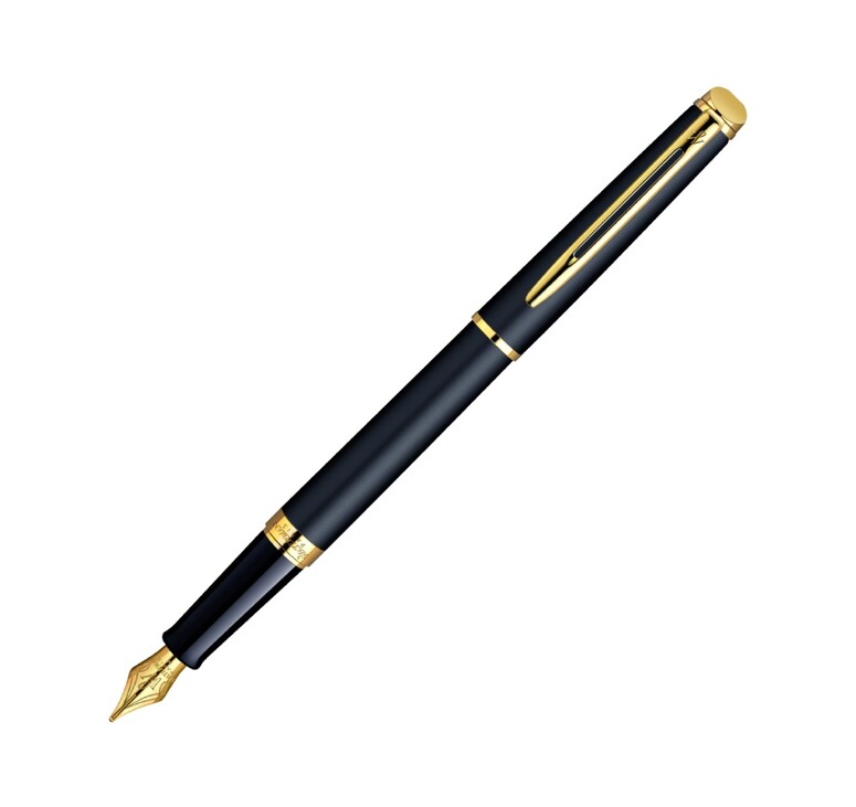 Перьевая ручка Waterman Hemisphere, цвет: MattBlack, перо: F