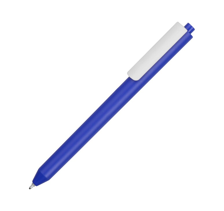 Ручка шариковая Pigra модель P03 PMM, синий/белый